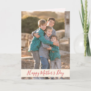 Happy Mother's Day Photo Card