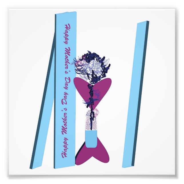 Happy Mother's Day Photo Print (Front)