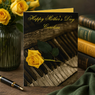 Happy Mother's Day Piano Card