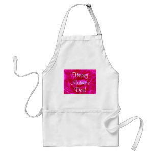 Happy Mother's Day Pink Rose Standard Apron