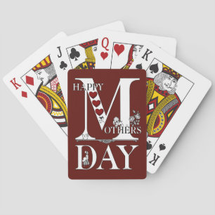 Happy Mothers Day Playing Cards