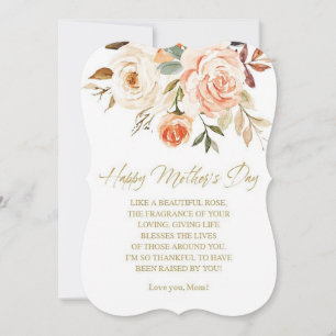 Happy Mother's Day Poem Card