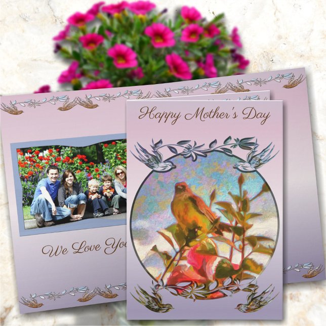 Happy Mother's Day Poolside Singer 2338 Card (Creator Uploaded)