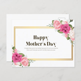 Happy Mother's Day Post Card