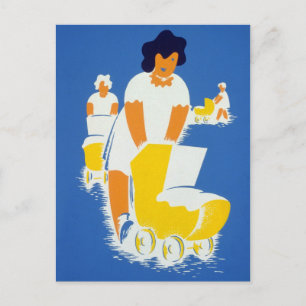 happy mothers day postcard