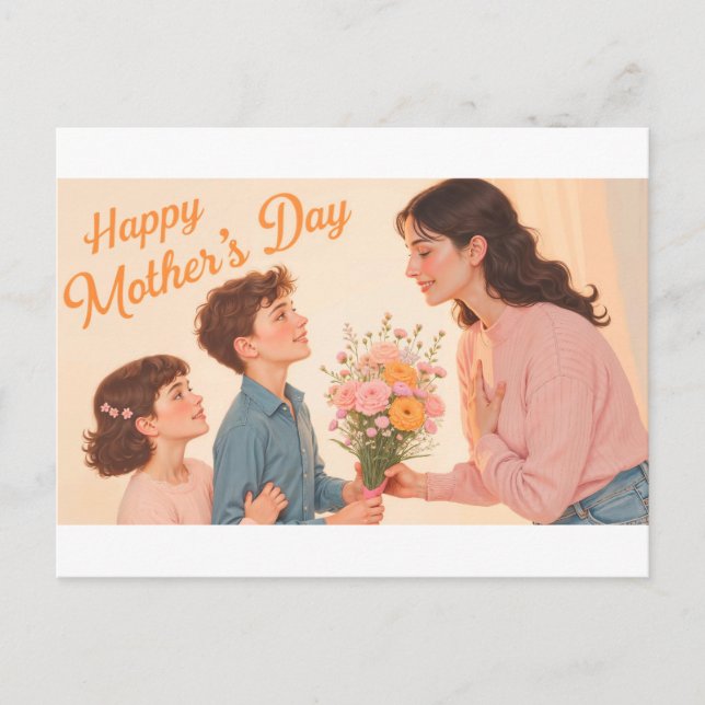 Happy Mother's Day Postcard (Front)