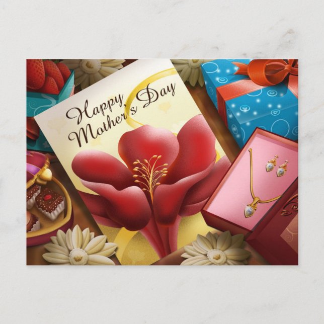 Happy Mother's Day Postcard (Front)