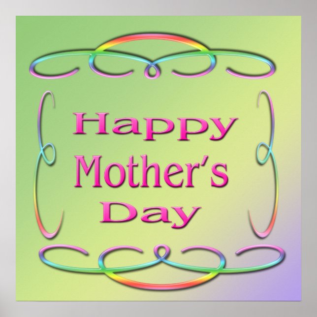 Happy Mother's Day Poster (Front)