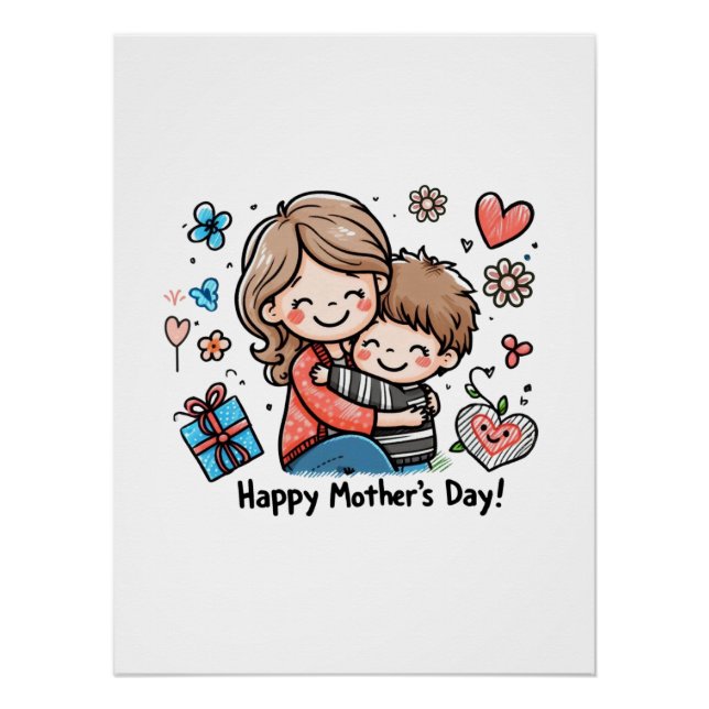 Happy Mother's Day Poster (Front)
