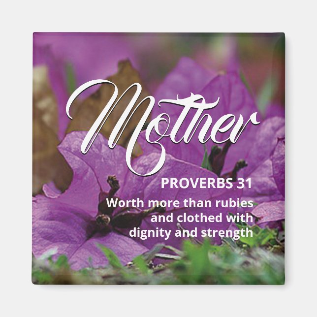 Happy Mother's Day PROVERBS 31 Magnet (Front)