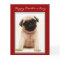 Happy Mother's Day Pug puppy greeting card