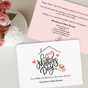 Happy Mother's Day Realtor Business Bloom Sweet Holiday Card