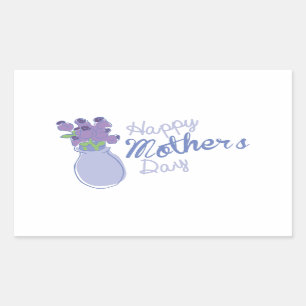 Happy Mothers Day Rectangular Sticker