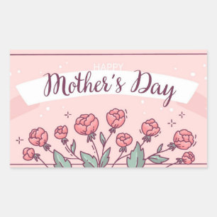 Happy Mother's Day Rectangular Sticker