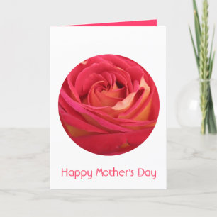 Happy Mother's Day Red Rose - Greeting Cards