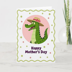Happy Mothers Day Reptile Card
