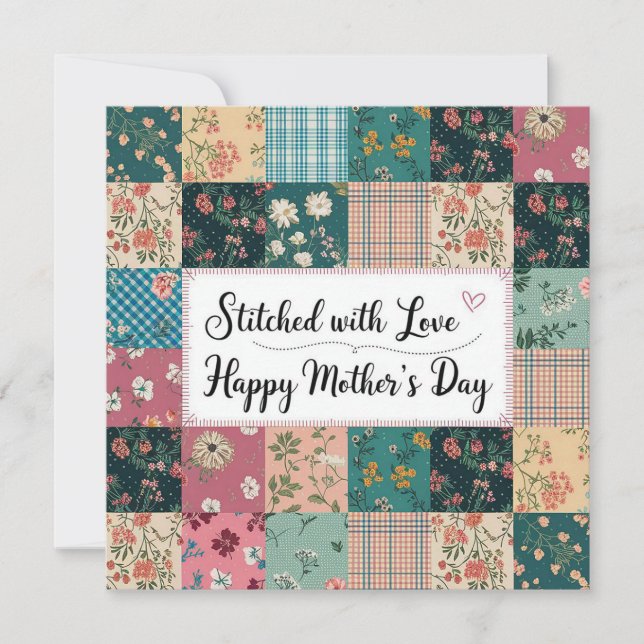 Happy Mother's Day - Retro Cute Quilt Pattern (Front)