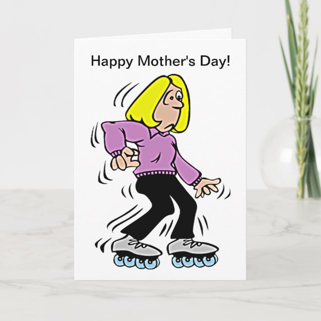 Happy Mother's Day Roller Mum Card (Front)