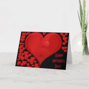 Happy Mother's Day Romantic Sweet Love Hearts Card
