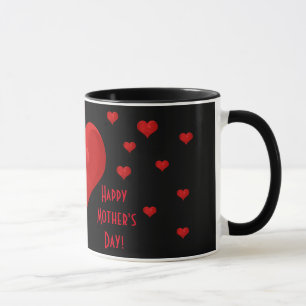 Happy Mother's Day Romantic Sweet Love Hearts Mug