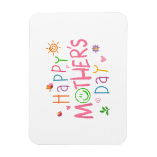 Happy Mothers Day Shirt For Toddler Baby Kids Sayi Magnet