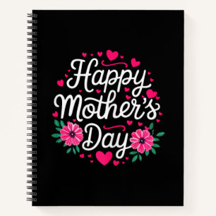 Happy Mother's Day Shirt Women Mum Grandma Mothers Notebook