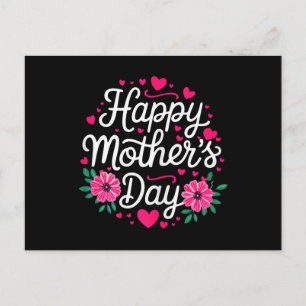Happy Mother's Day Shirt Women Mum Grandma Mothers Postcard