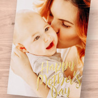 Happy Mother's Day Simple Modern Custom Photo