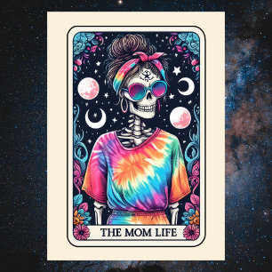 Happy Mother's Day Skeleton Mum Life Tarot Card