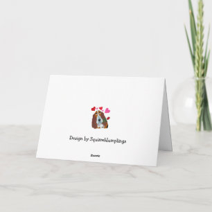 Happy Mother's Day! Sleeping Basset Hound Card