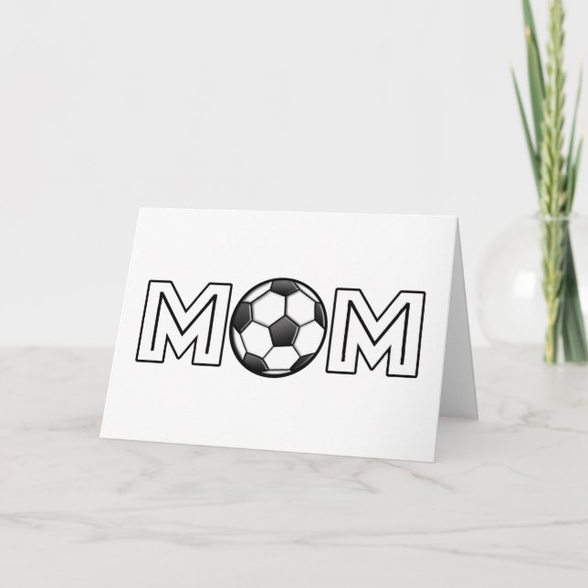 Happy Mother's Day Soccer Mom Card (Front)