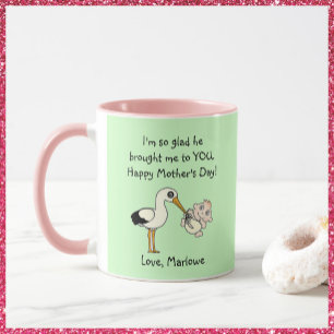 Happy Mother's Day Stork Mug