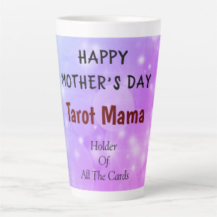 Happy Mother's Day Tarot Mama design Latte Mug