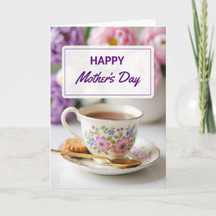 Happy Mothers Day Tea Card