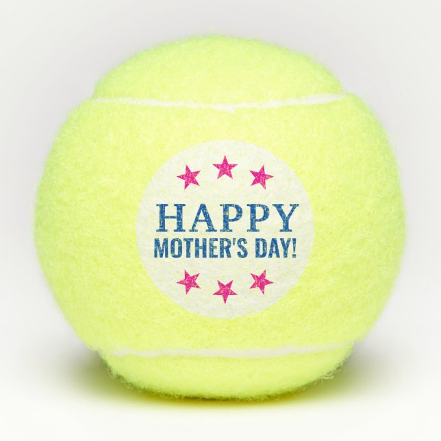 Happy Mother's Day  Tennis Balls (Front)