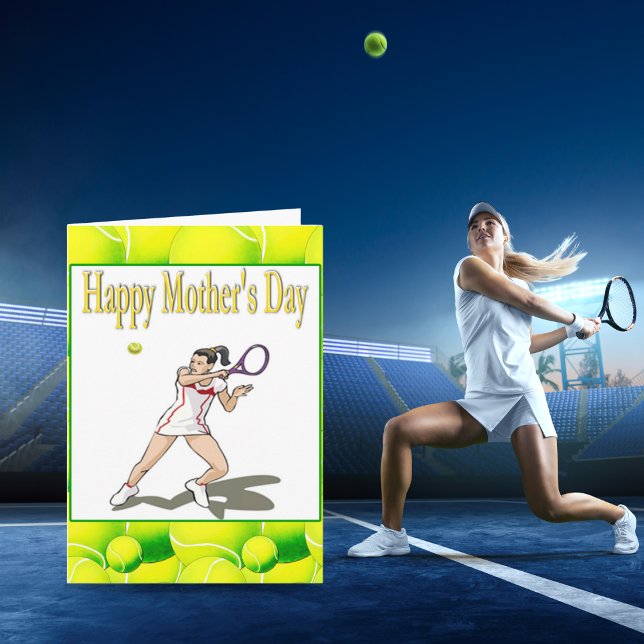 Happy Mother's Day Tennis Mum Card (Creator Uploaded)