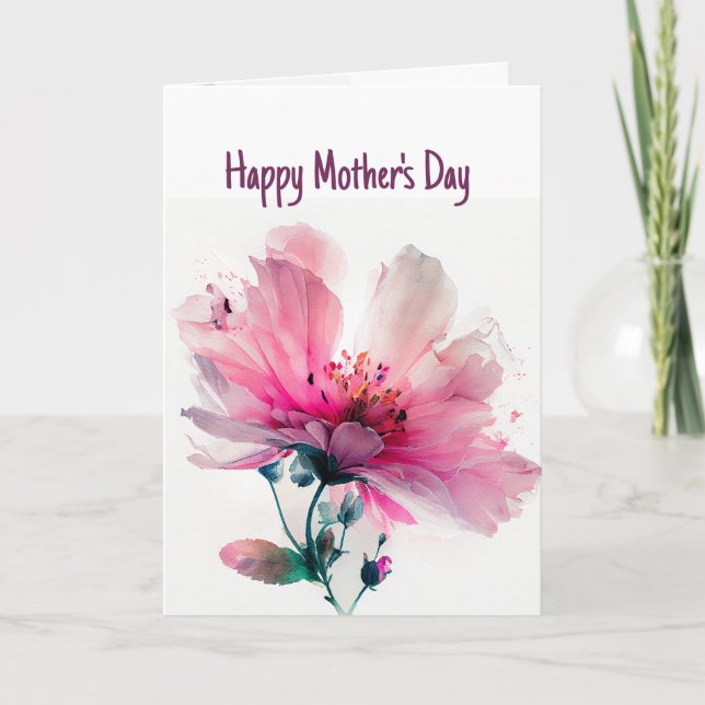 Happy Mother's Day Thank & Love You Unique Card (Front)