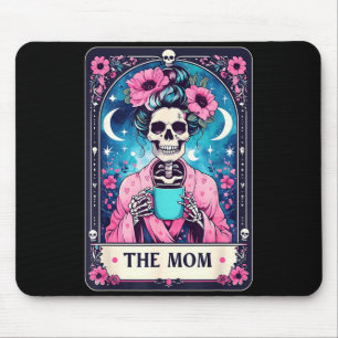 Happy mother's day the mom tarot card skeleton mam mouse pad