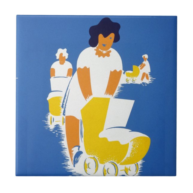 happy mothers day tile (Front)