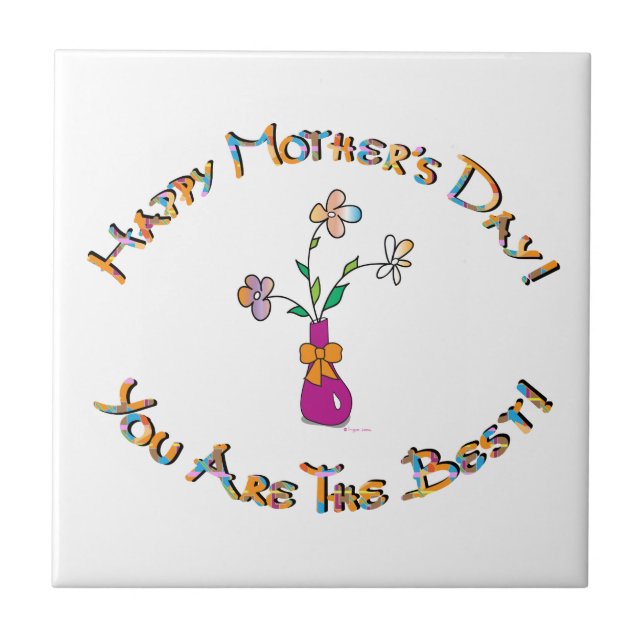 Happy Mothers Day Tile (Front)
