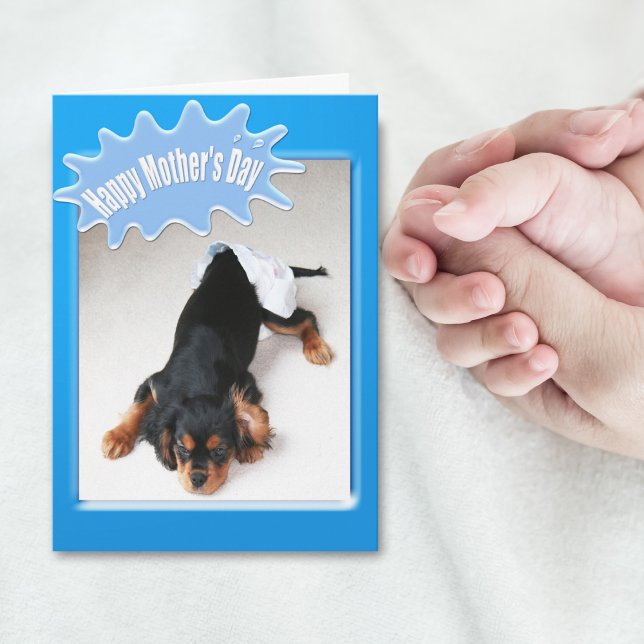 Happy Mother's Day To New Mum Diaper Changing Card (Creator Uploaded)