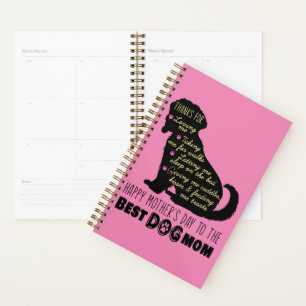 Happy Mother's Day To The Best Dog Mum Planner