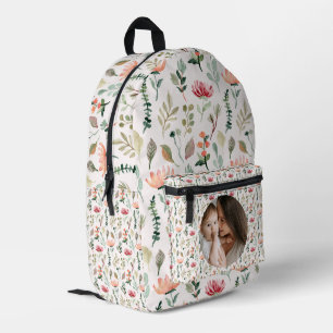 Happy Mother's Day to The Best Mom Photo Printed Backpack