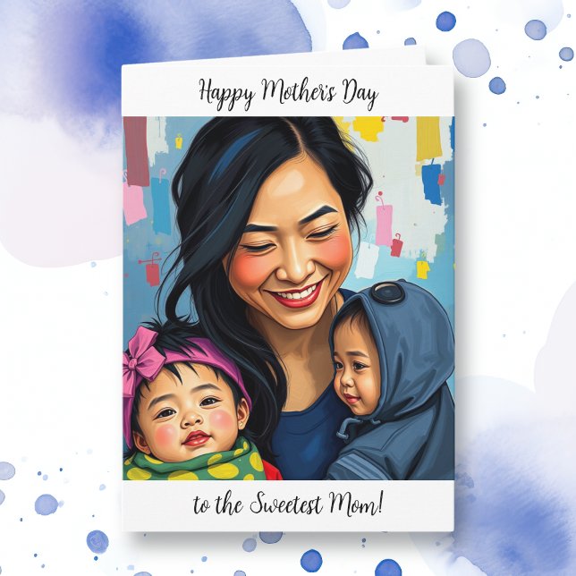Happy Mother's Day to the Sweetest Mum Card (Creator Uploaded)