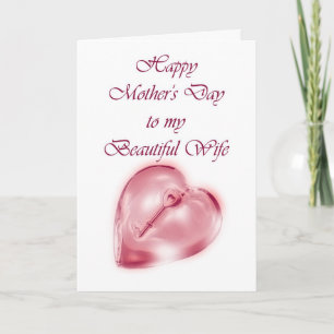 Happy Mother's Day to Wife from Husband Card