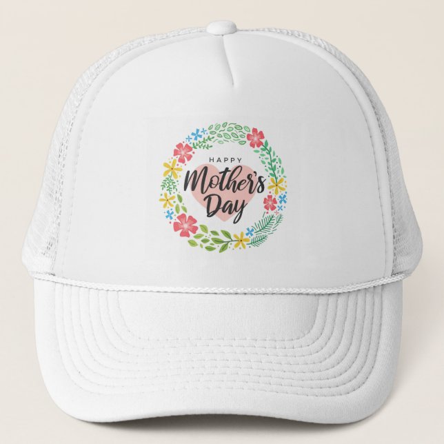 Happy Mother's Day Trucker Hat (Front)