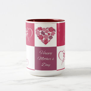 Happy Mother's Day Two-Tone Coffee Mug