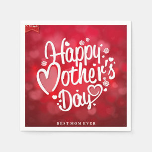 Happy Mother's Day Typography-23534 Napkin