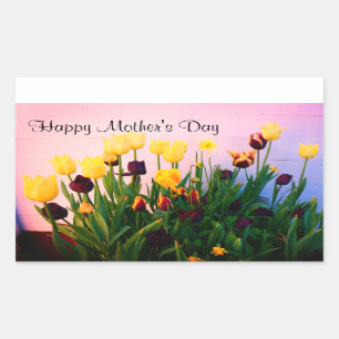 Happy Mother's Day Various Tulips #1 Stickers