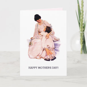 Happy Mother's Day. Vintage Art Custom  Card